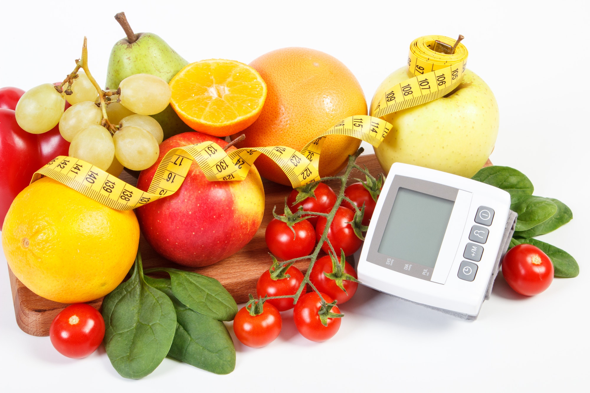 Unhappy African American Woman Standing On Weight-Scales Touching Belly Indoor