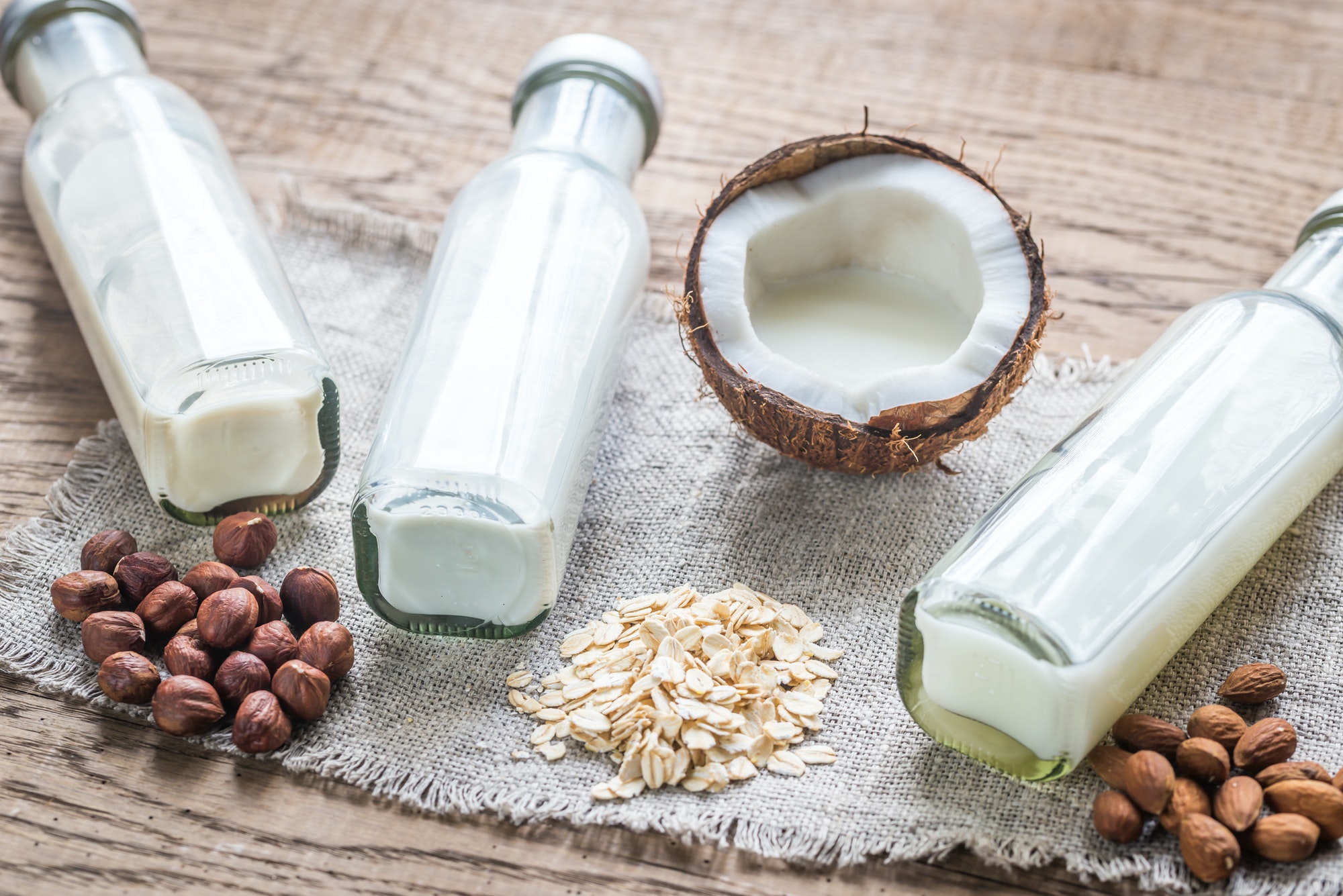 vegan smoothie ingredient plant based milk for protein vegan shake