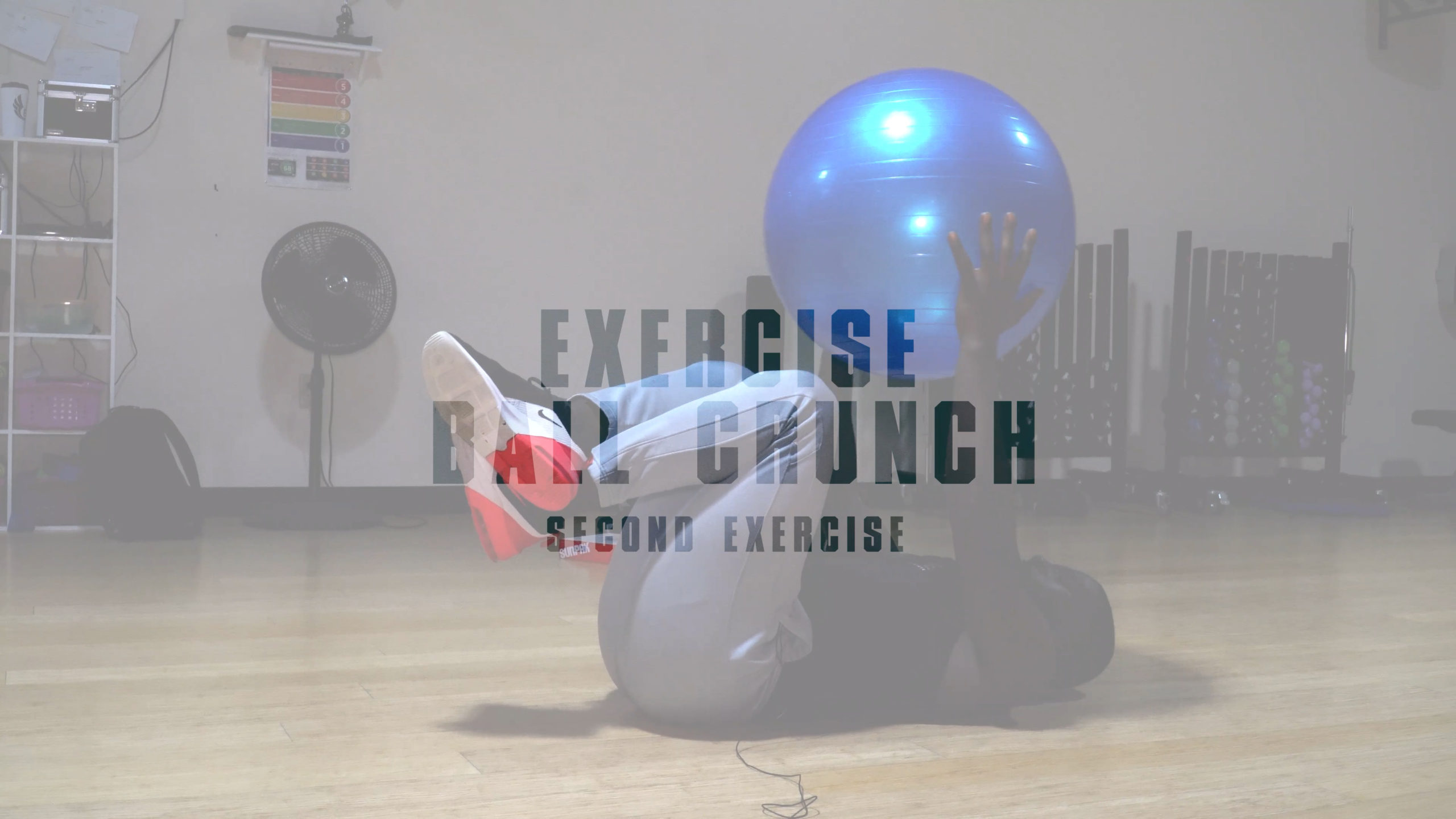 best core workouts for men exercise ball crunch