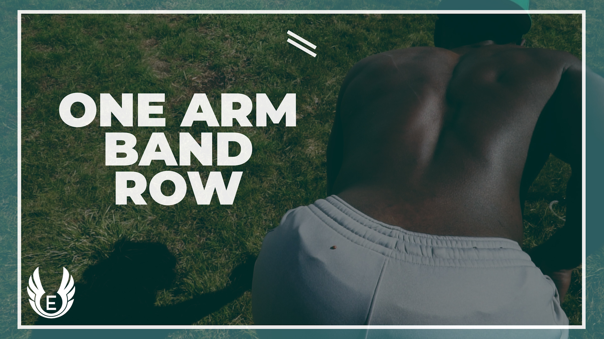 resistance band back workout band one arm row